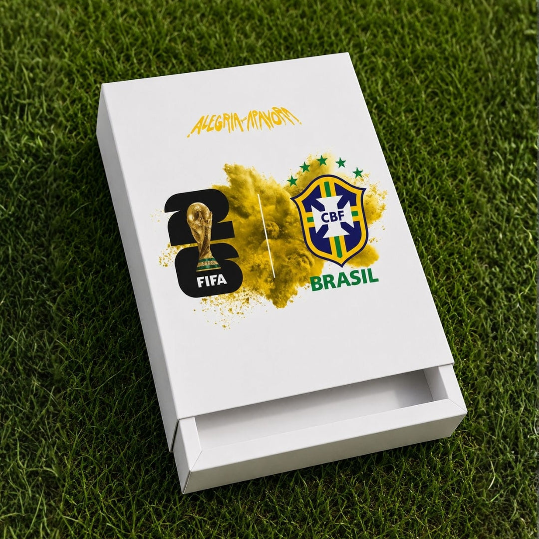 Caixa Personalizada p/ Copa – versão amarela