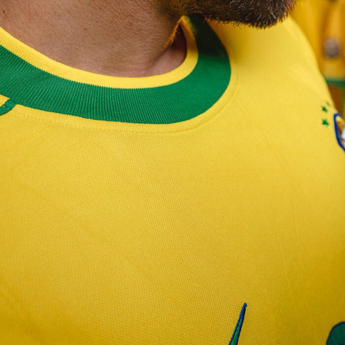 Camisa Brasil Retro Titular 98 Ronaldo 9