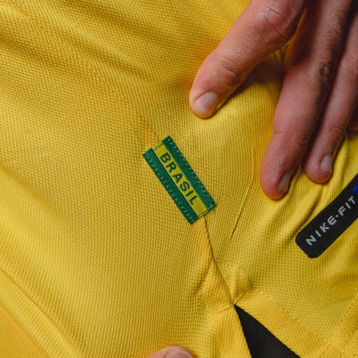 Camisa Brasil Retro Titular 98 Ronaldo 9