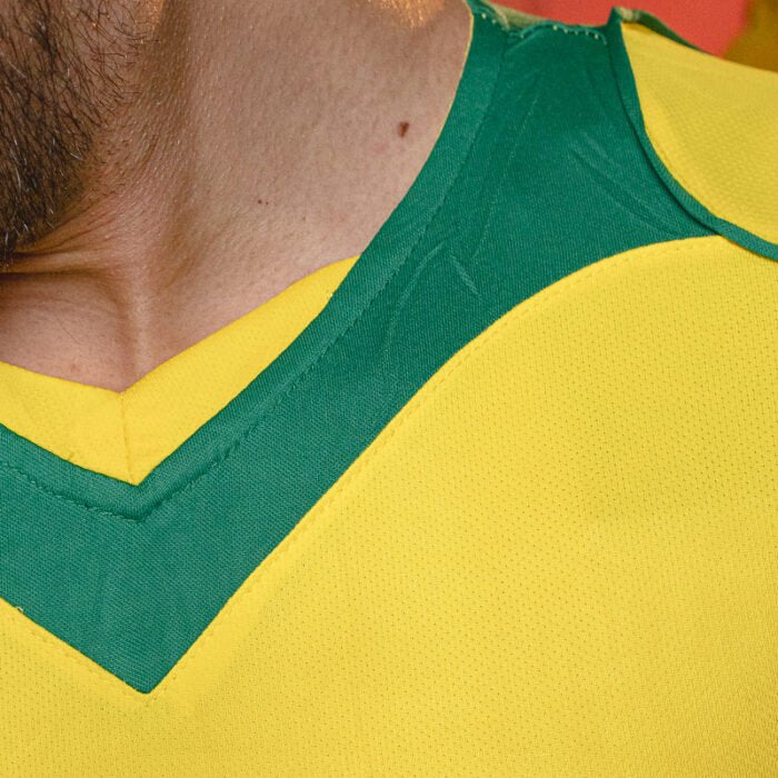 Camisa Brasil Retro Titular 2004 Total 90 Ronaldinho 10